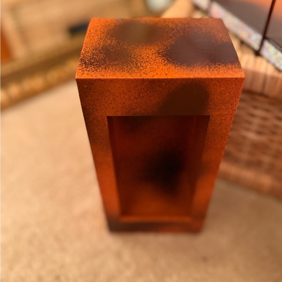 Orange Metal Wall Sign - Nostalgic Home Decor - Picture 5 of 14